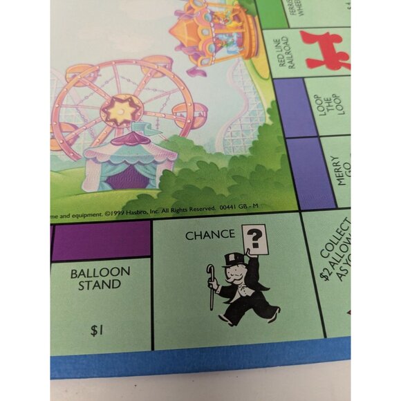 Monopoly 1999 Junior Game Replacement Board - Picture 5 of 6